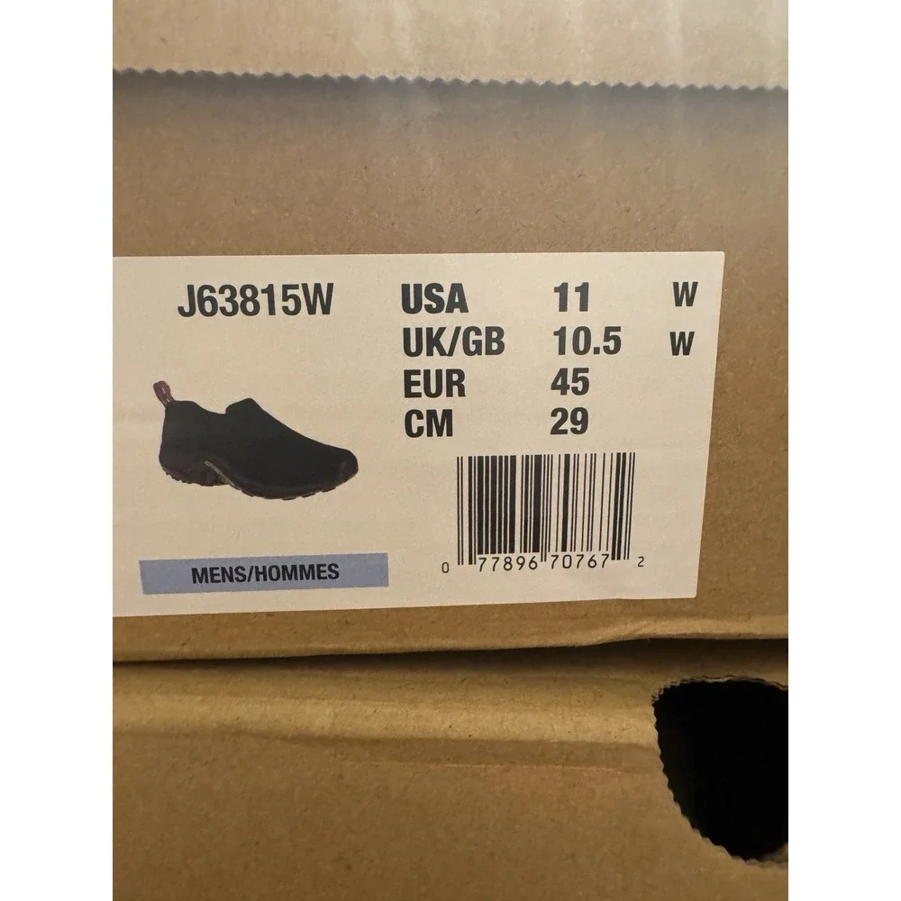 Merrell® Jungle Moc™ Slip-On Shoe in Midnight Black Size 11 Wide